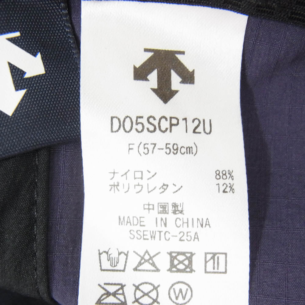 DESCENTE デサント DO5SCP12U allterrain W/R CD コーデュラ ナイロン メッシュ キャップ ネイビー系 F【極上美品】【中古】