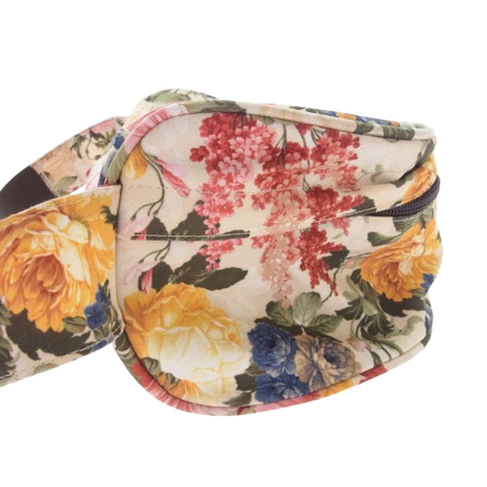 THE NORTH FACE ノースフェイス NN7073N PURPLELABEL パープルレーベル フラワープリント ウエストバッグ ショルダーバッグ ベージュ系【中古】