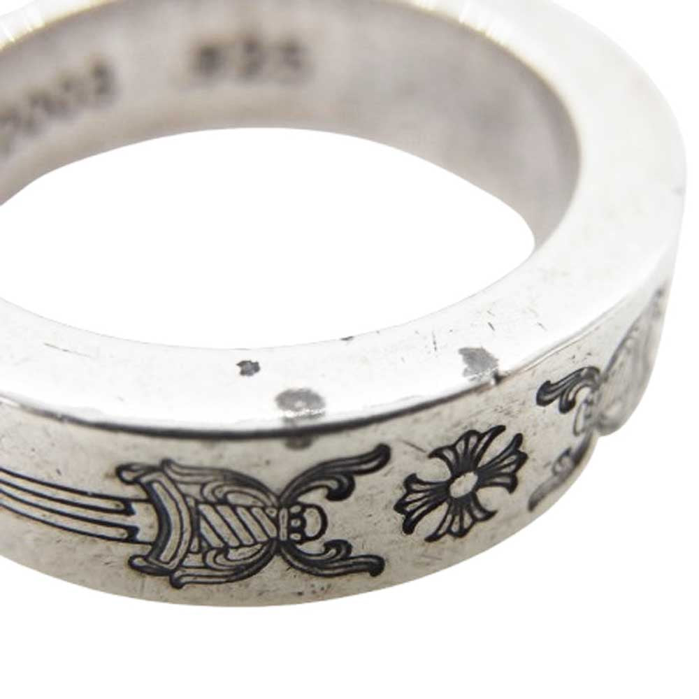 CHROME HEARTS クロムハーツ（原本無） 6mm SPACER DAGGER 6ミリ スペーサー ダガー リング シルバー系 14号【中古】