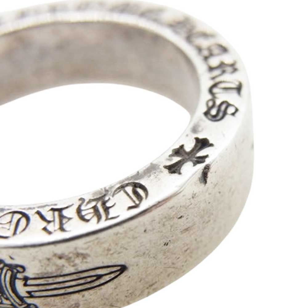 CHROME HEARTS クロムハーツ（原本無） 6mm SPACER DAGGER 6ミリ スペーサー ダガー リング シルバー系 JP14号【中古】