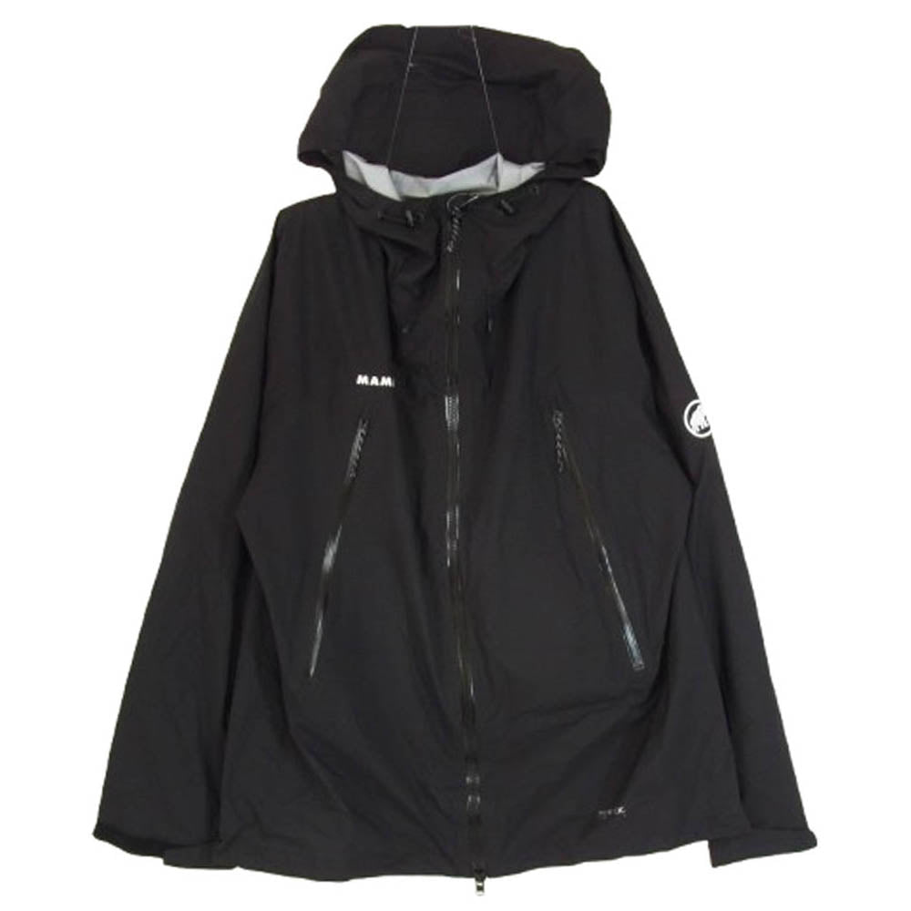 Mammut マムート 1010-32070 Masao Light 2.0 マサオ ライト 2.0 ハードシェル フーデッド ジャケット ブラック系 M【美品】【中古】