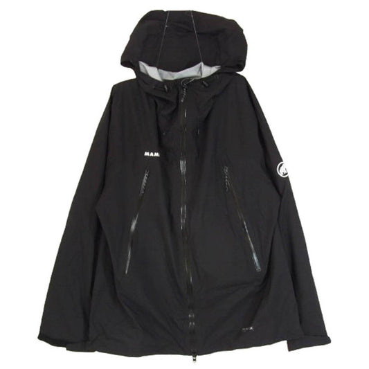 Mammut マムート 1010-32070 Masao Light 2.0 マサオ ライト 2.0 ハードシェル フーデッド ジャケット ブラック系 M【美品】【中古】