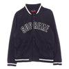 Supreme シュプリーム 15SS Mesh Varsity Jacket メッシュ バーシティー ジャケット ブラック系 L【中古】