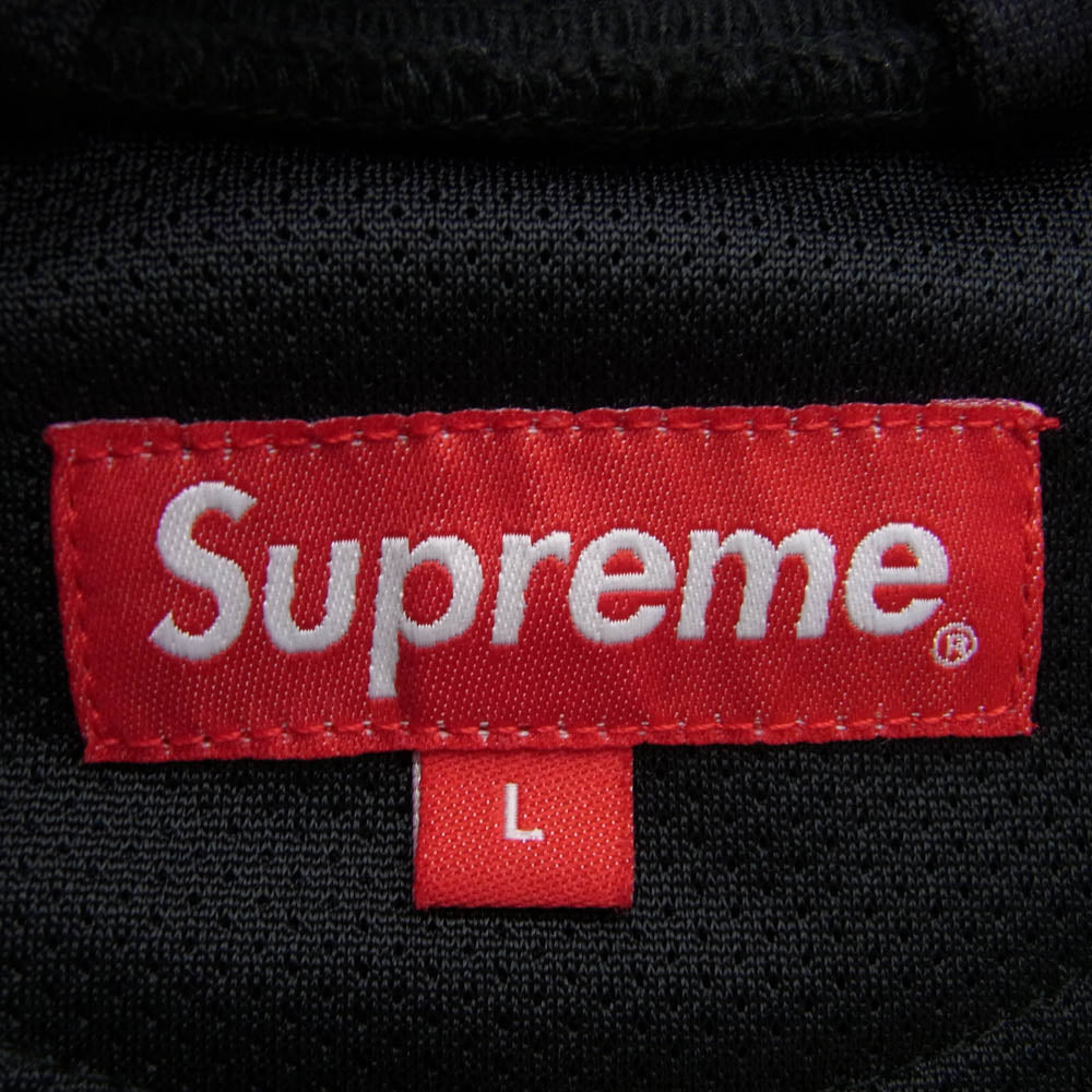 Supreme シュプリーム 15SS Mesh Varsity Jacket メッシュ バーシティー ジャケット ブラック系 L【中古】