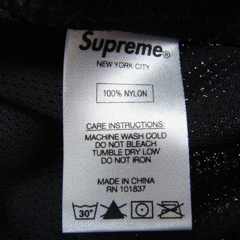 Supreme シュプリーム 15SS Mesh Varsity Jacket メッシュ バーシティー ジャケット ブラック系 L【中古】