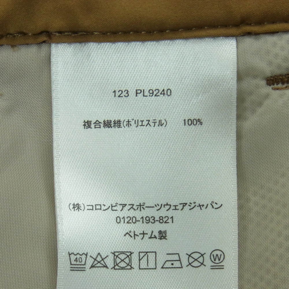 Columbia コロンビア 123 PL9240 40279 Enjoy Mountain Life Softshell Shorts エンジョイ マウンテン ライフ ソフトシェル ショーツ ハーフ ショート パンツ ブラウン系 L【中古】
