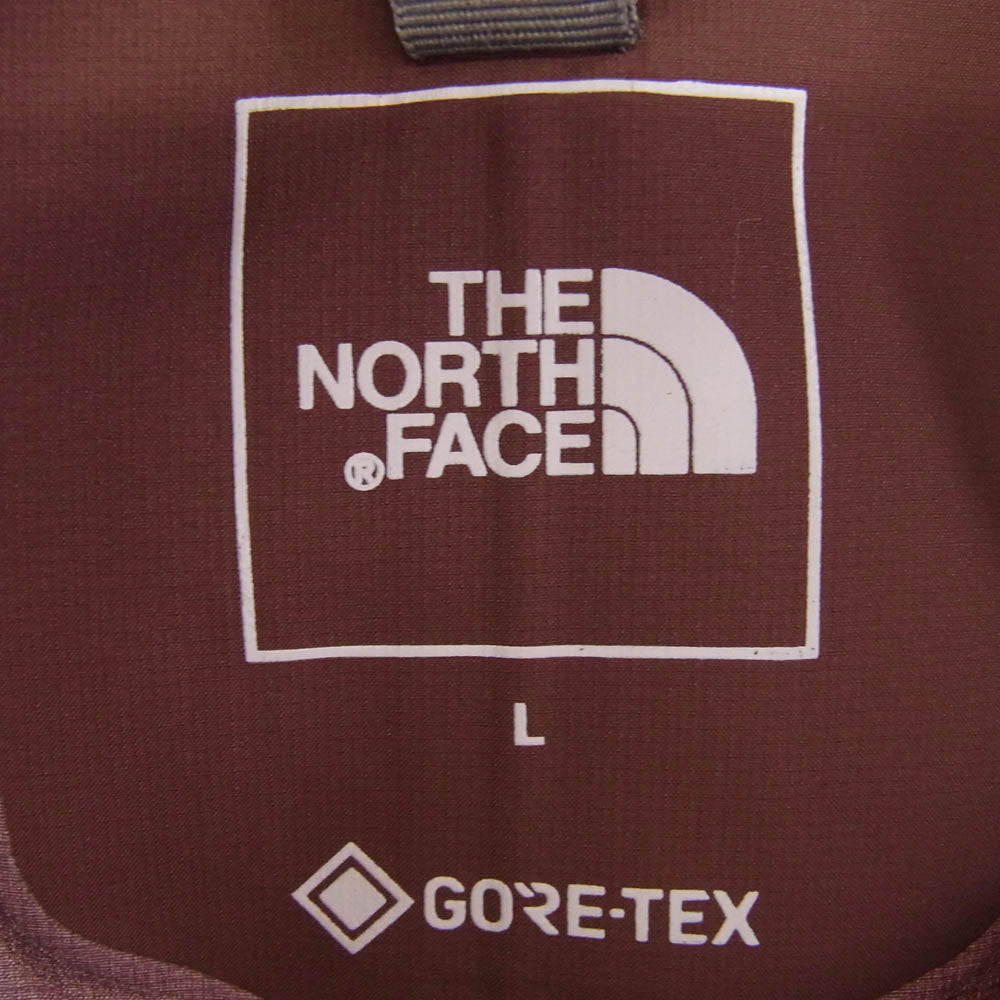 THE NORTH FACE ノースフェイス NPW12003 GORE TEX Climb Light Jacket ゴアテックス クライム ライト 刺繍 ロゴ ジャケット ブラウン系 L【美品】【中古】