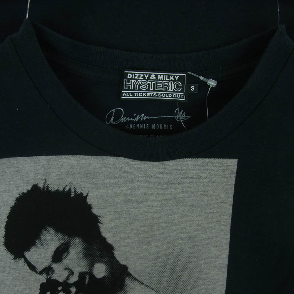 HYSTERIC GLAMOUR ヒステリックグラマー 02241CT24 DENNIS MORRIS/SID AND NANCY 半袖 Tシャツ 日本製 ブラック系 S【中古】