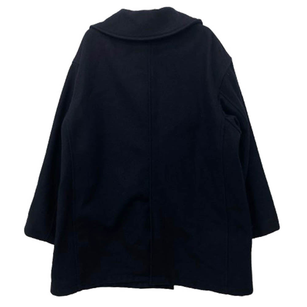 FIDELITY フェデリティー 21-020-610-0001-4-0 JOURNAL STANDARD別注 USA製 メルトンウール ロング Pコート ダークネイビー系 M【中古】