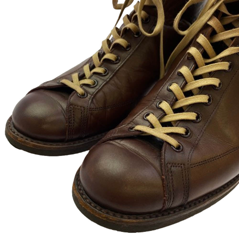 ブラザーブリッジ S009 HENRY ヘンリー ラインマン ブーツ ブラウン系 9.5【中古】