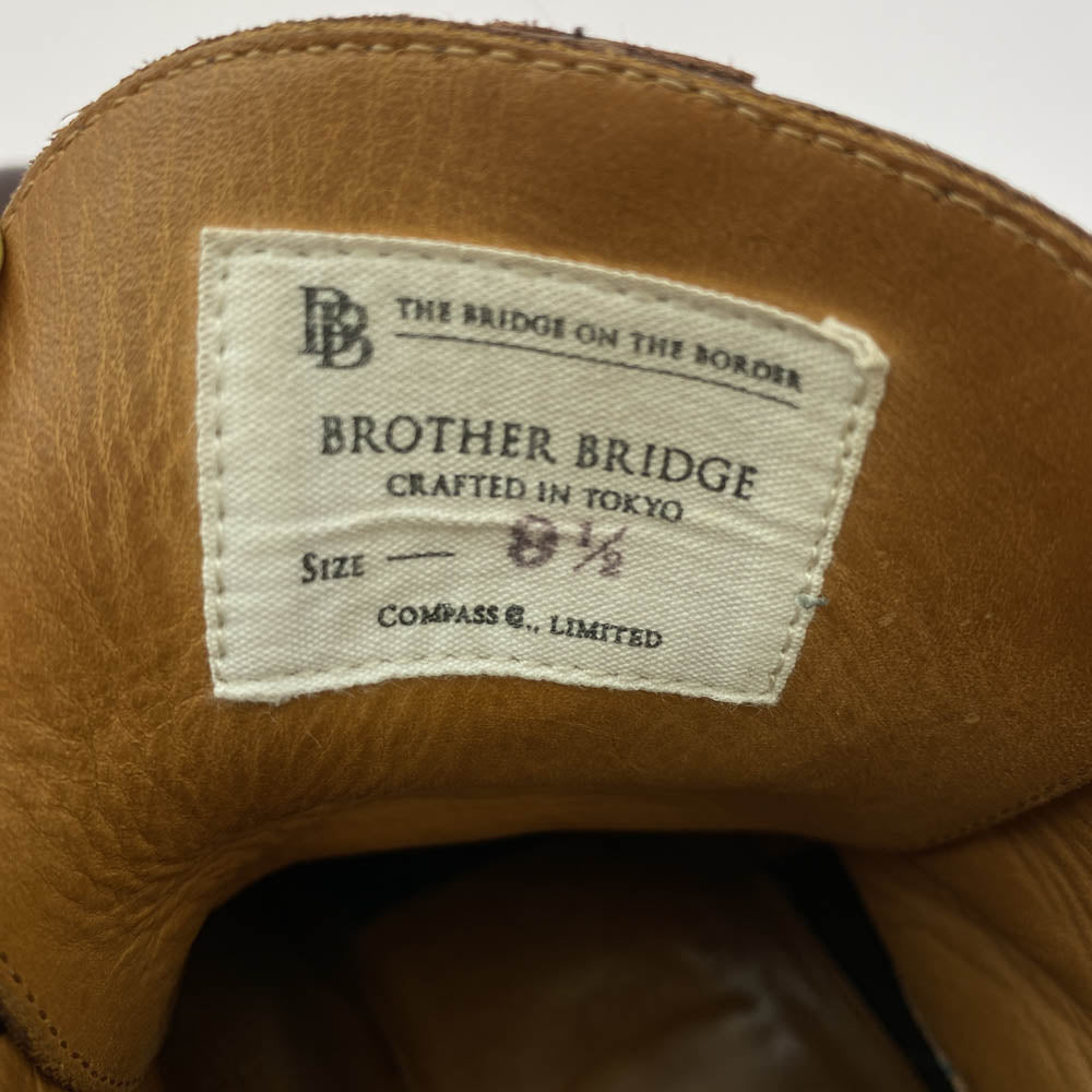 ブラザーブリッジ S009 HENRY ヘンリー ラインマン ブーツ ブラウン系 9.5【中古】