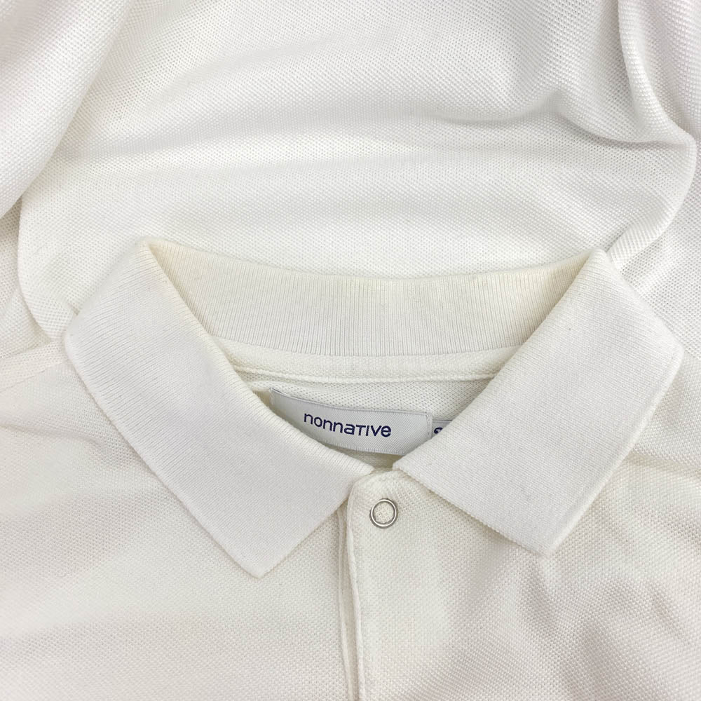 nonnative ノンネイティブ 長袖 ポロ シャツ ホワイト系 3【中古】