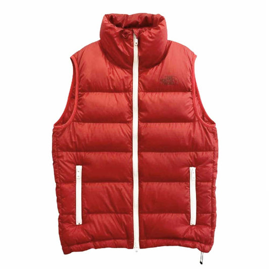THE NORTH FACE ノースフェイス TD91FJM804 × Taylor design テイラーデザイン ダウンベスト レッド系 S【中古】