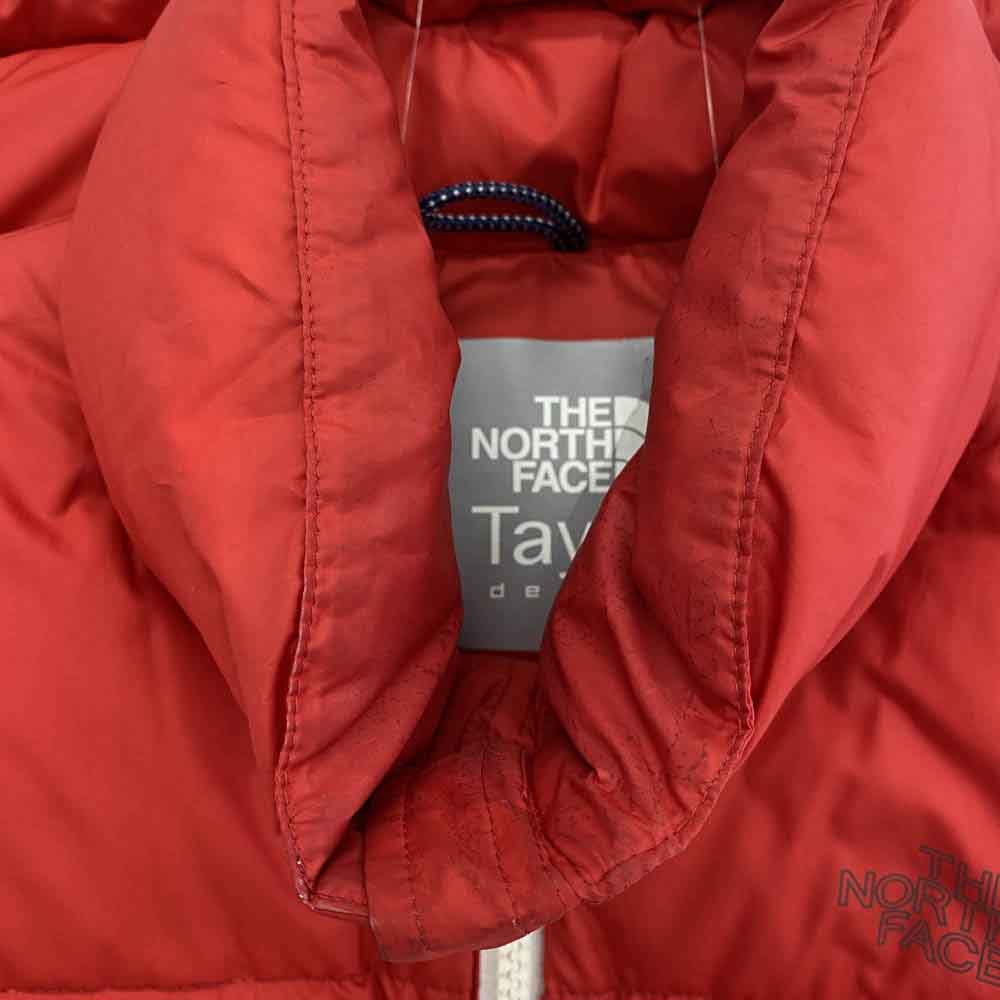 THE NORTH FACE ノースフェイス TD91FJM804 × Taylor design テイラーデザイン ダウンベスト レッド系 S【中古】