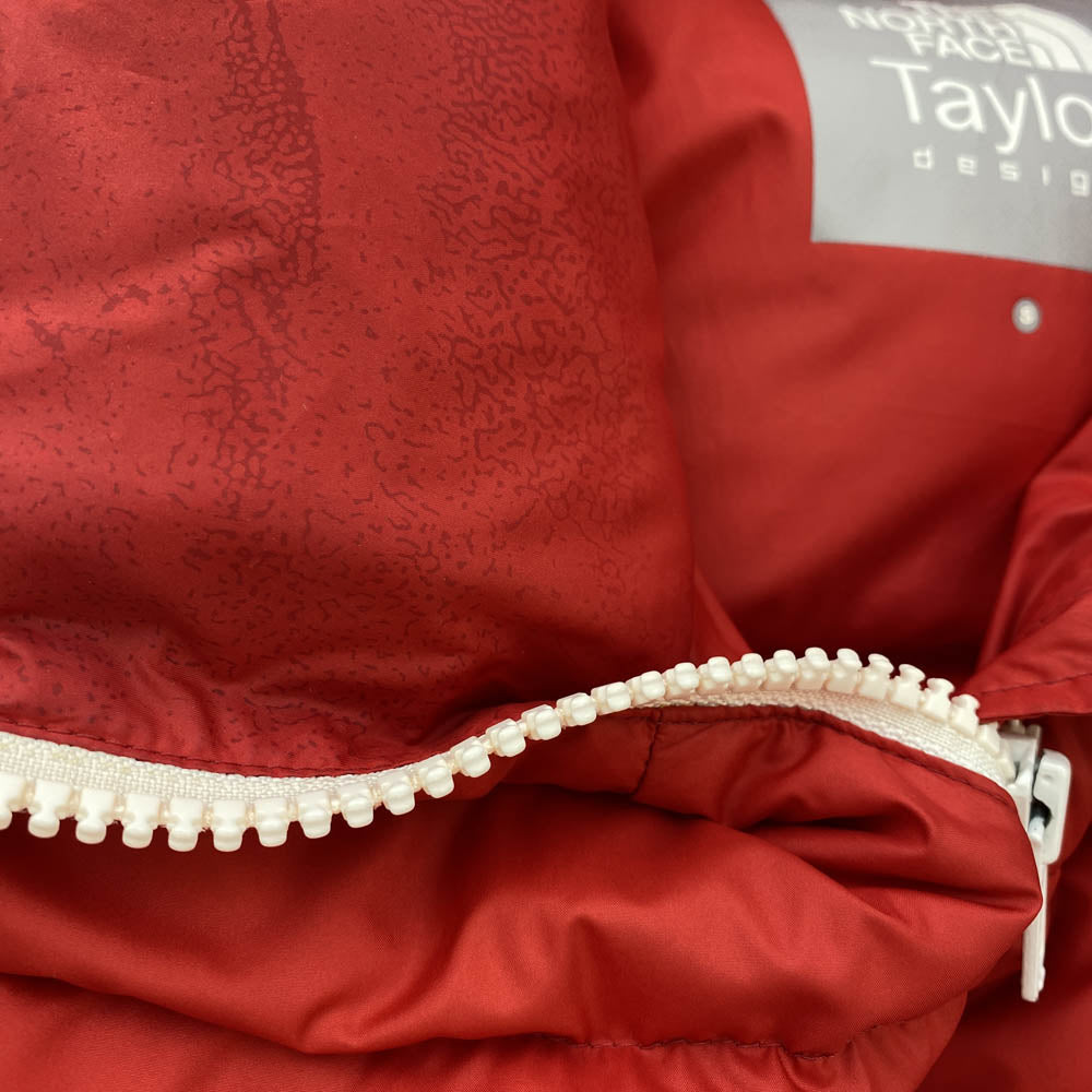 THE NORTH FACE ノースフェイス TD91FJM804 × Taylor design テイラーデザイン ダウンベスト レッド系 S【中古】