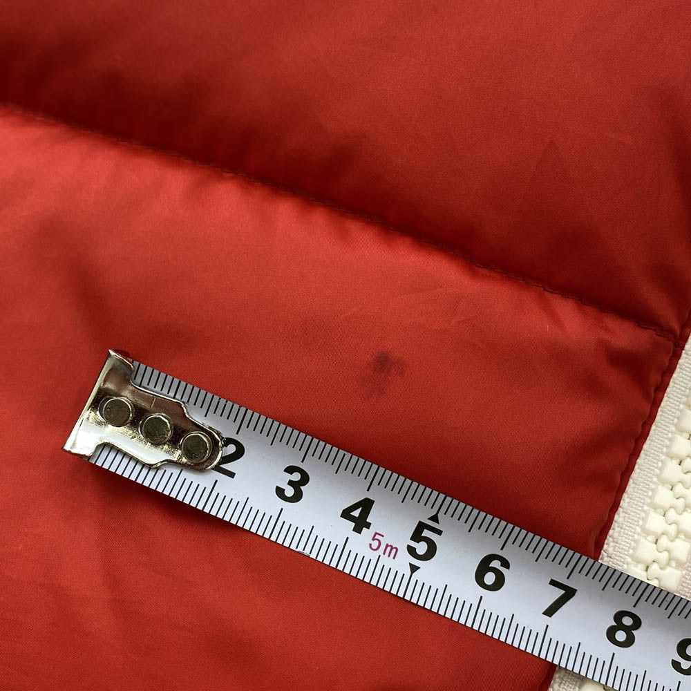 THE NORTH FACE ノースフェイス TD91FJM804 × Taylor design テイラーデザイン ダウンベスト レッド系 S【中古】