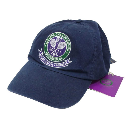 POLO RALPH LAUREN ポロ・ラルフローレン 2011 125TH CHAMPIONSHIPS WIMBLEDON ウィンブルドン キャップ ネイビー系【中古】