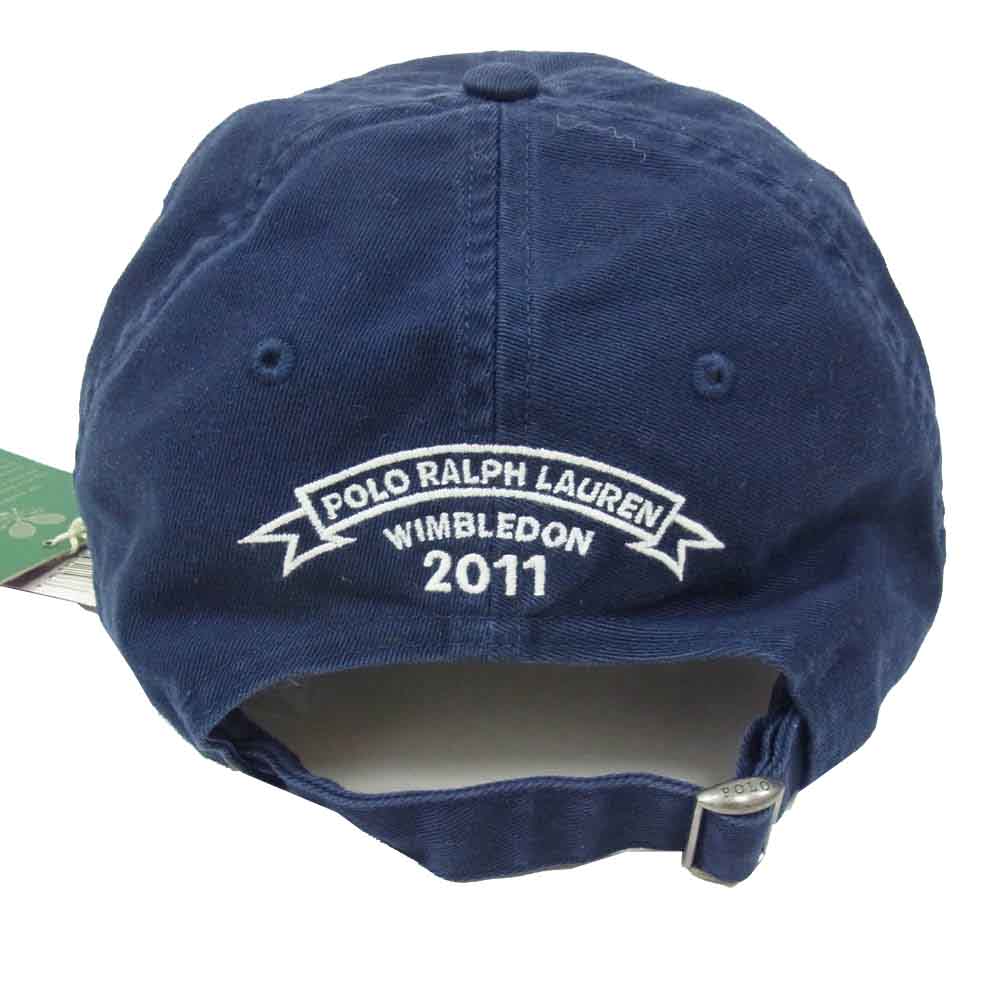 POLO RALPH LAUREN ポロ・ラルフローレン 2011 125TH CHAMPIONSHIPS WIMBLEDON ウィンブルドン キャップ ネイビー系【中古】