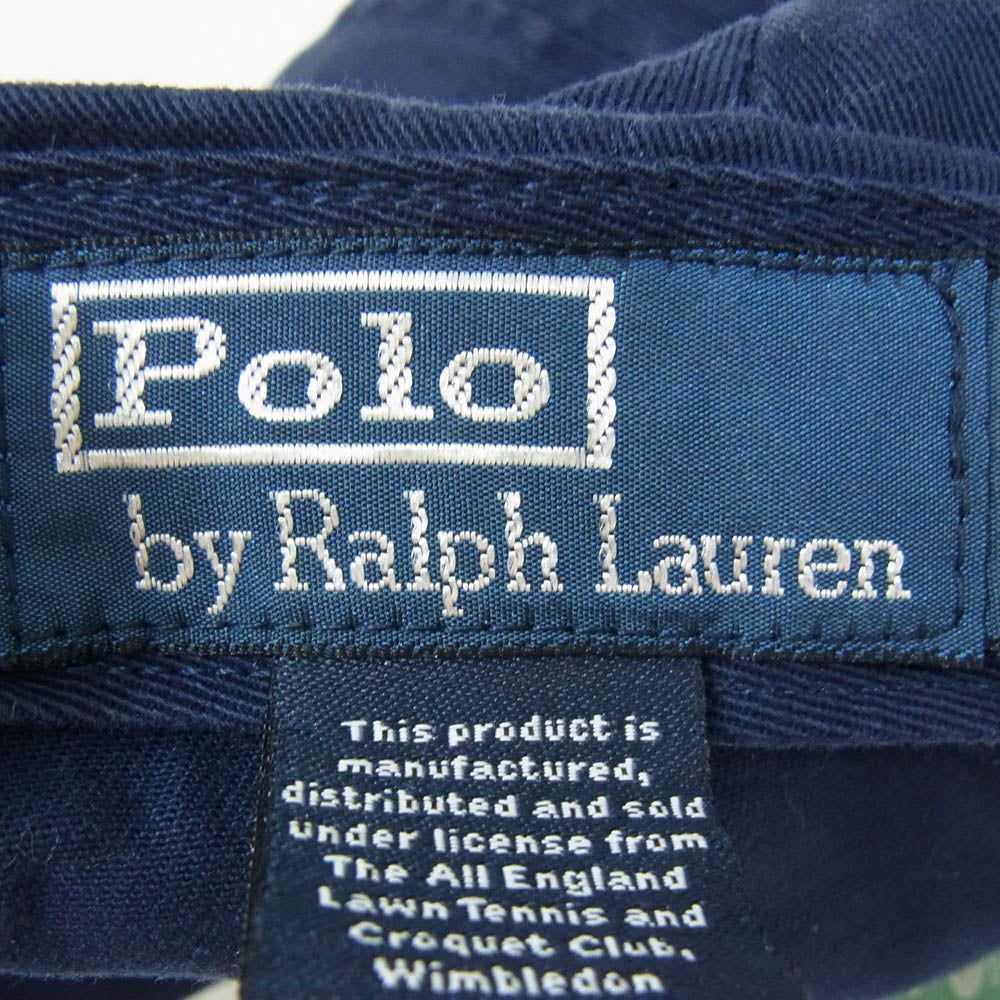 POLO RALPH LAUREN ポロ・ラルフローレン 2011 125TH CHAMPIONSHIPS WIMBLEDON ウィンブルドン キャップ ネイビー系【中古】