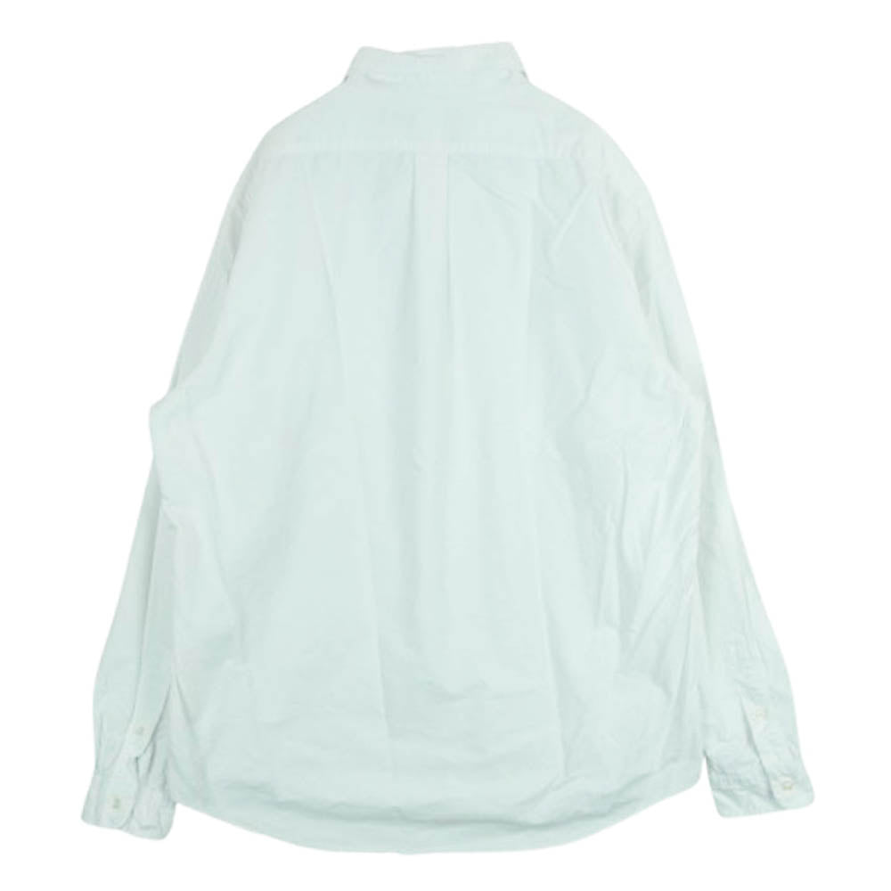 美品 ラルフローレン ビームス リミテッド The Big Fit 白 L BEAMS POLO RALPH LAUREN / Organic Cotton Big Shirt (BEAMS, Blouses