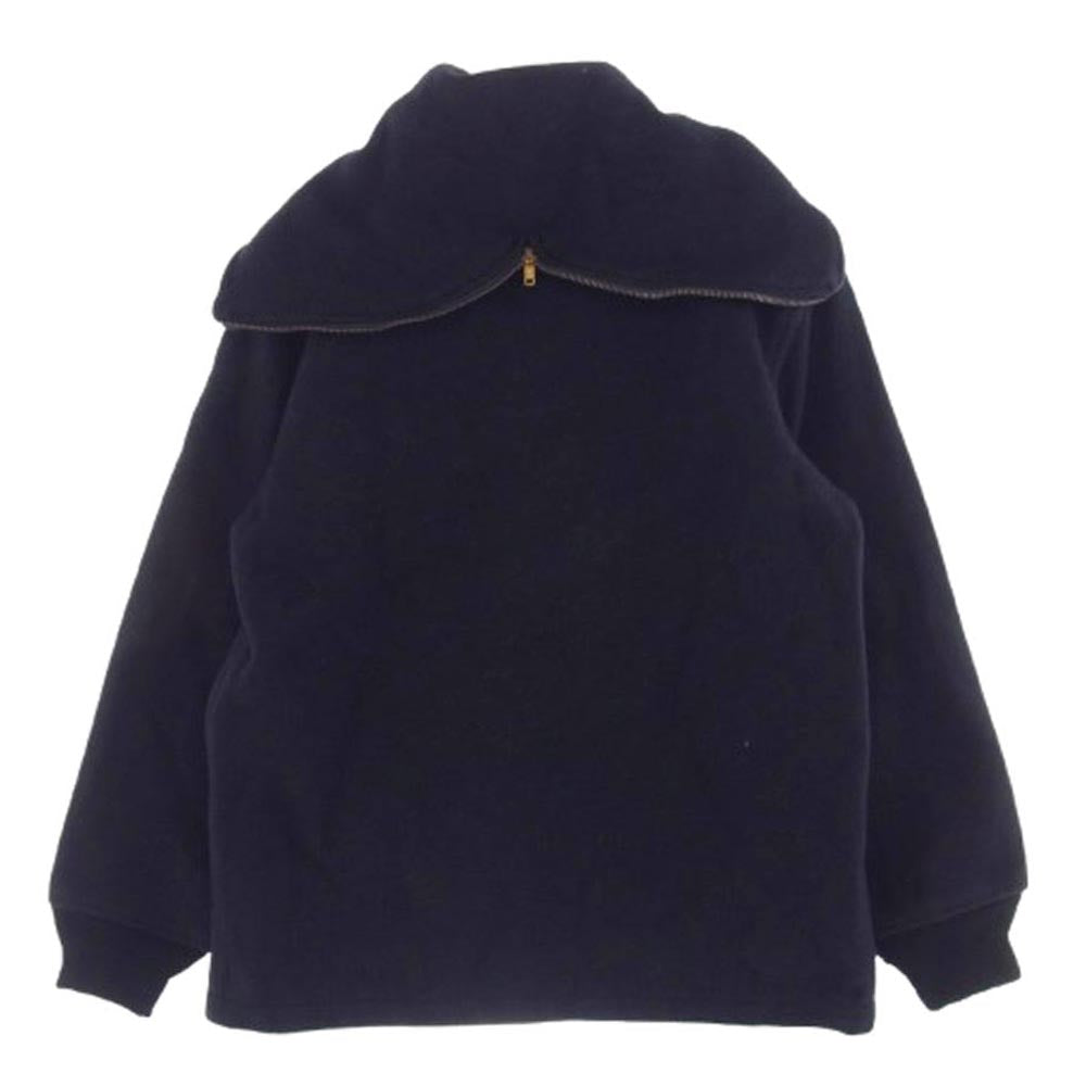 ユーエス ネイビー 50.70S U.S.NAVAL ACADEMY ウール カデットコート TALON ZIP 棒TALON ネイビー系 S【中古】