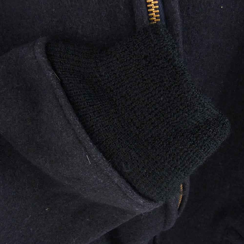 ユーエス ネイビー 50.70S U.S.NAVAL ACADEMY ウール カデットコート TALON ZIP 棒TALON ネイビー系 S【中古】