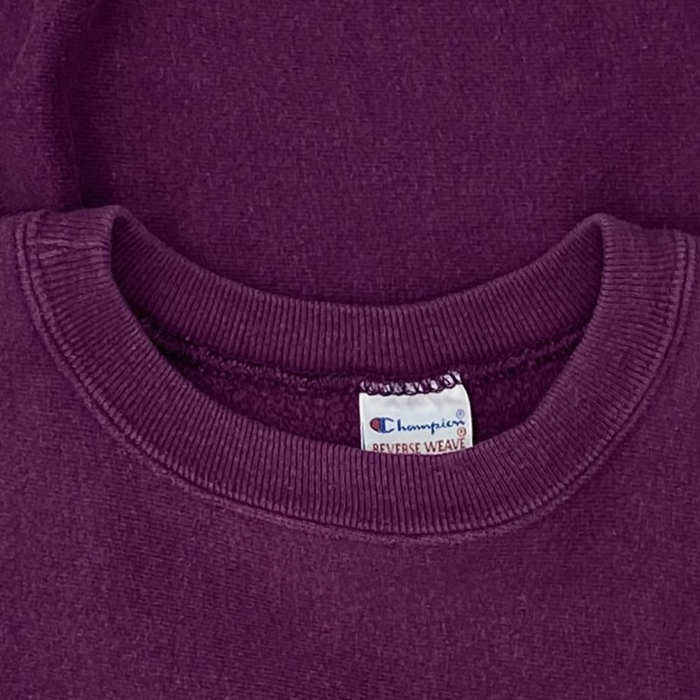 Champion チャンピオン 90s USA製 REVERSE WEAVE リバースウィーブ スウェット トレーナー パープル系 XXL【中古】