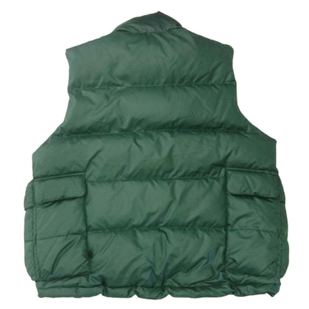 DAIWA PIER39 ダイワピア BW-24022W TECH BACKPACKER DOWN VEST 撥水 バックパッカー ダウン ベスト グリーン系 S【中古】