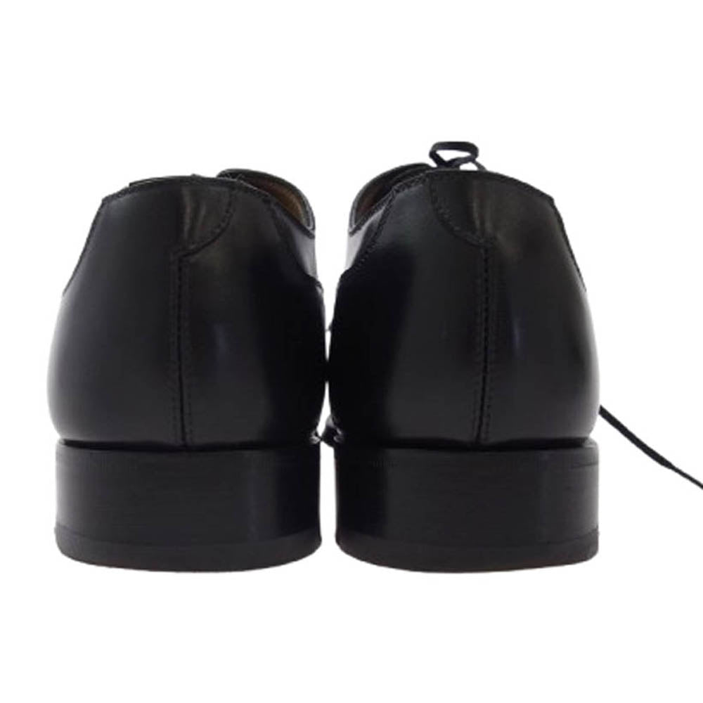 ボリーニ A2590 ストレートチップ 内羽根 レザー シューズ ブラック系 7.5【中古】