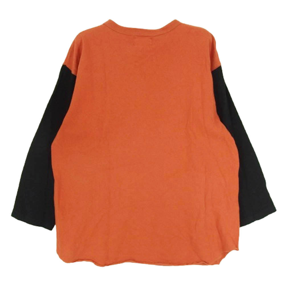 The REAL McCOY'S ザリアルマッコイズ BALL PARK JOE McCOY ジョーマッコイ 七分袖 ベースボールシャツ Tシャツ レッド系 38【中古】