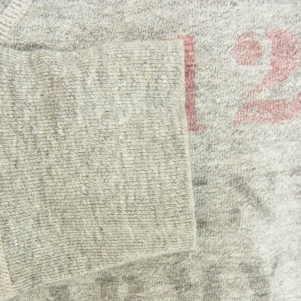 The REAL McCOY'S ザリアルマッコイズ US ARMY 前Vガゼット ミリタリー スウェット トレーナー グレー系 M【中古】