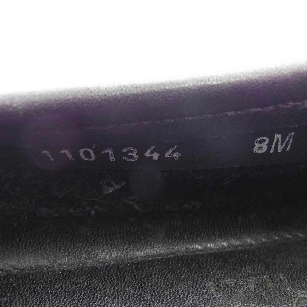 GUCCI グッチ 1101344 レザー ローファー ホースビット ドライビング シューズ ブラック系 8M【中古】