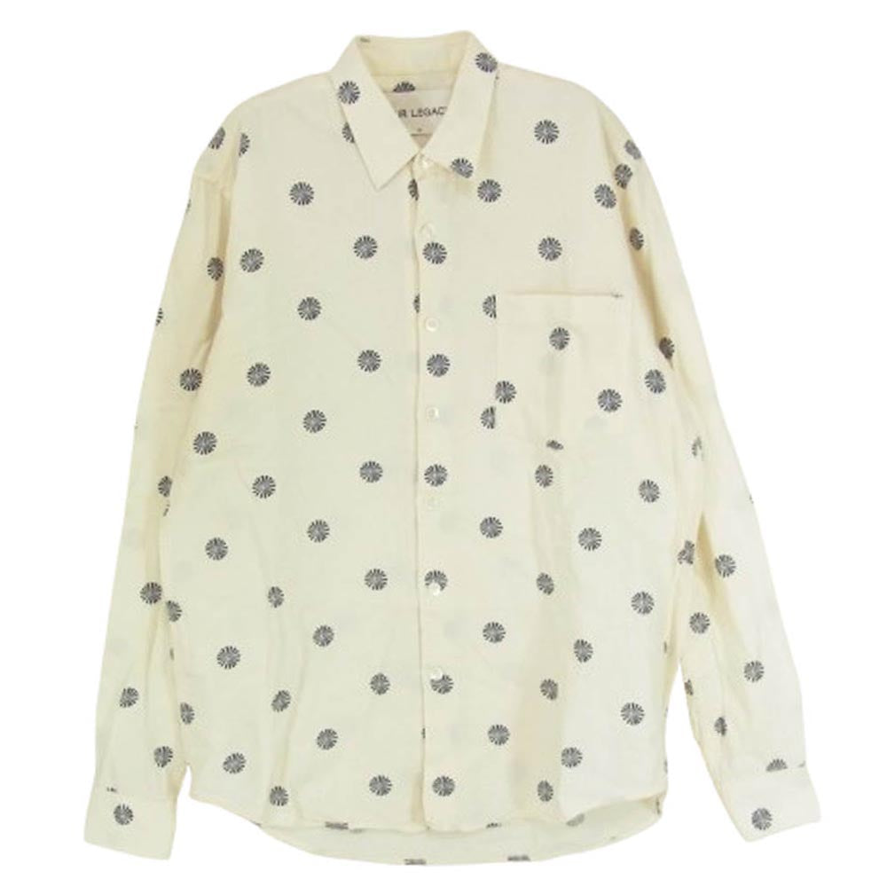 アワーレガシー 14AW コットン ウール 長袖 シャツ オフホワイト系 46【中古】