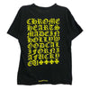 CHROME HEARTS クロムハーツ（原本無） Made In Hollywood バックロゴプリント ホースシュー 半袖 Tシャツ ブラック系 L【中古】