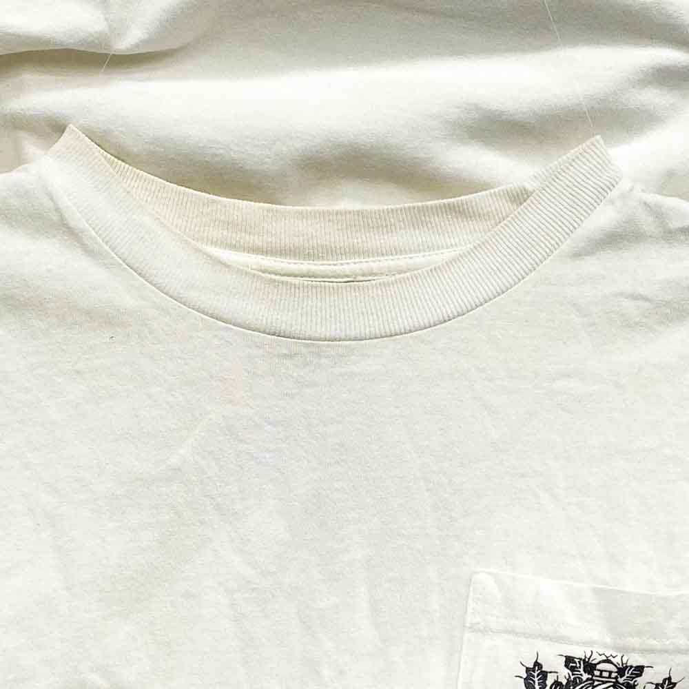 CHROME HEARTS クロムハーツ（原本無） ダガープリント アームプリント 長袖 Tシャツ ホワイト系 M【中古】
