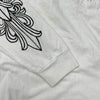 CHROME HEARTS クロムハーツ（原本無） ダガープリント アームプリント 長袖 Tシャツ ホワイト系 M【中古】