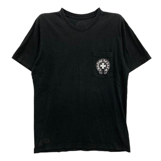 CHROME HEARTS クロムハーツ（原本無） Made In Hollywood Tokyo Logo メイドインハリウッドトーキョー ロゴ バックロゴプリント ホースシュー 半袖 Tシャツ ブラック系 L【中古】