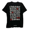 CHROME HEARTS クロムハーツ（原本無） Made In Hollywood Tokyo Logo メイドインハリウッドトーキョー ロゴ バックロゴプリント ホースシュー 半袖 Tシャツ ブラック系 L【中古】