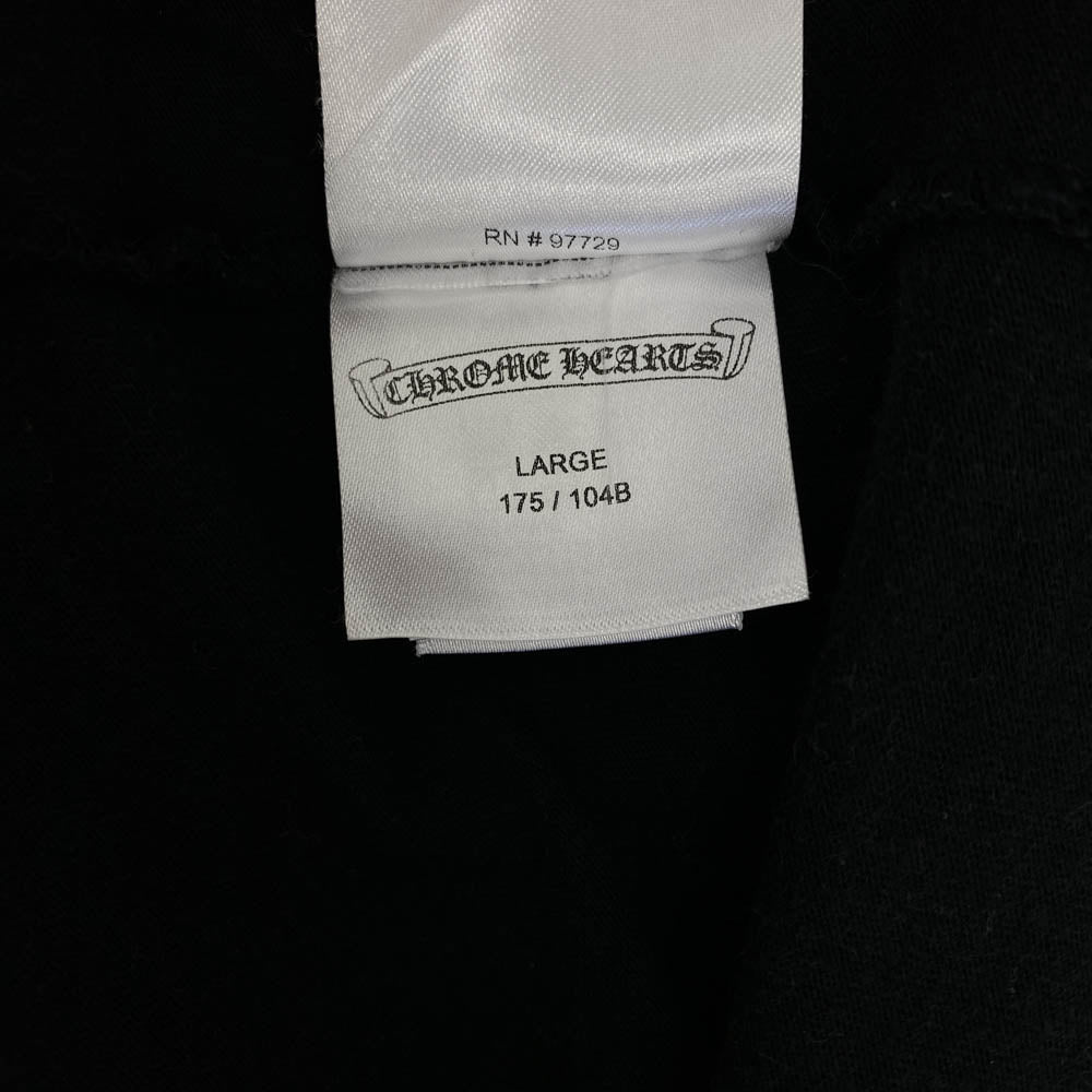 CHROME HEARTS クロムハーツ（原本無） Made In Hollywood Tokyo Logo メイドインハリウッドトーキョー ロゴ バックロゴプリント ホースシュー 半袖 Tシャツ ブラック系 L【中古】