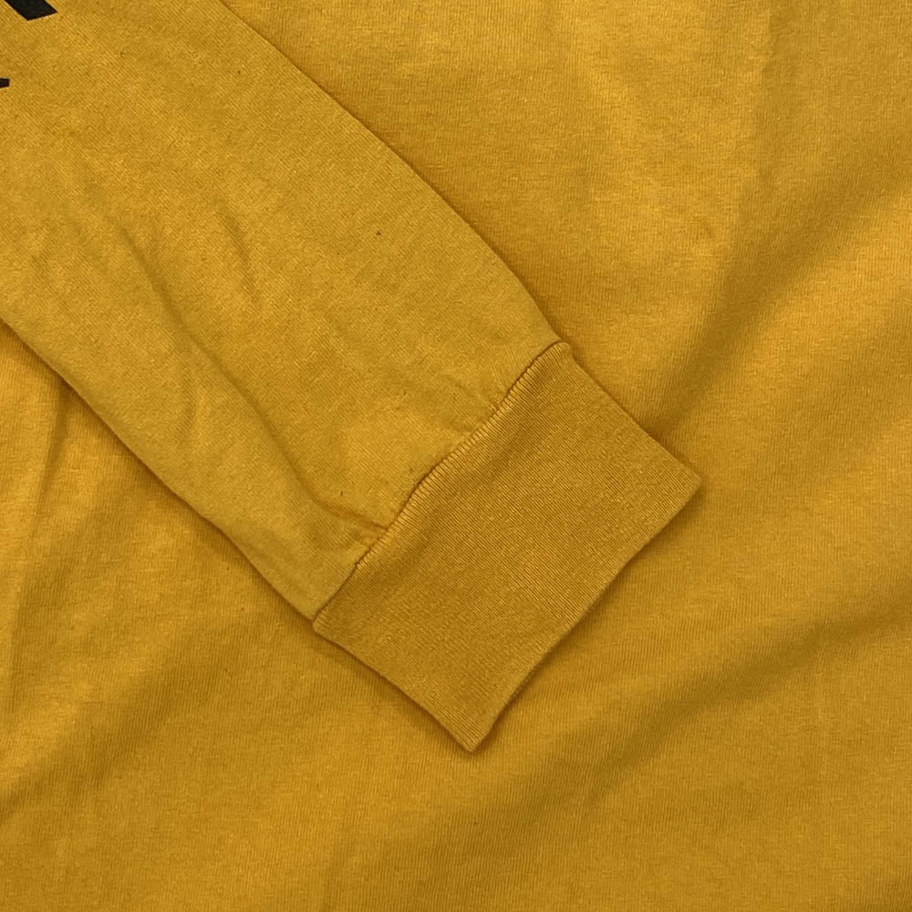 CHROME HEARTS クロムハーツ（原本無） ロゴプリント アームロゴ 長袖 Tシャツ オレンジ オレンジ系 L【中古】