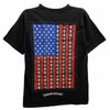 CHROME HEARTS クロムハーツ（原本無） ダガー 星条旗 スクロールラベル ポケット Tシャツ ブラック系 M【中古】
