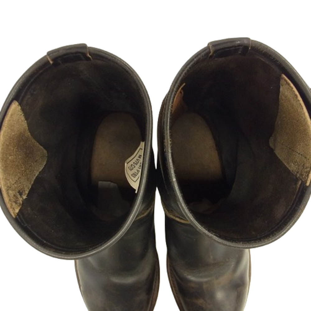 RED WING レッドウィング PT83 8820 ナイフポケット エンジニアブーツ ブラック系 US9【中古】