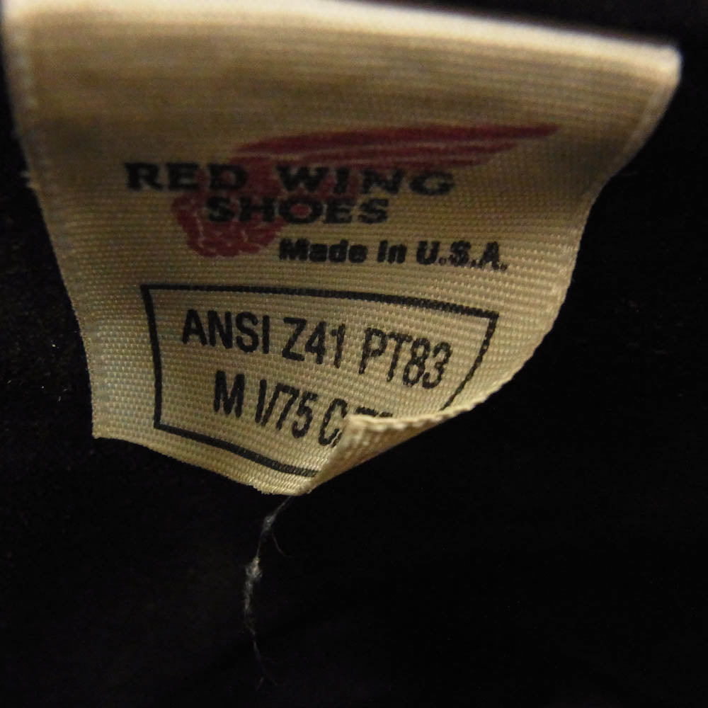 RED WING レッドウィング PT83 8820 ナイフポケット エンジニアブーツ ブラック系 US9【中古】