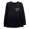 CHROME HEARTS クロムハーツ（原本無） intellectual gallery ギャラリー スクロールラベル ロゴプリント スター 長袖 Tシャツ ブラック系 M【中古】