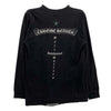 CHROME HEARTS クロムハーツ（原本無） intellectual gallery ギャラリー スクロールラベル ロゴプリント スター 長袖 Tシャツ ブラック系 M【中古】