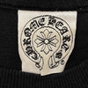 CHROME HEARTS クロムハーツ（原本無） intellectual gallery ギャラリー スクロールラベル ロゴプリント スター 長袖 Tシャツ ブラック系 M【中古】