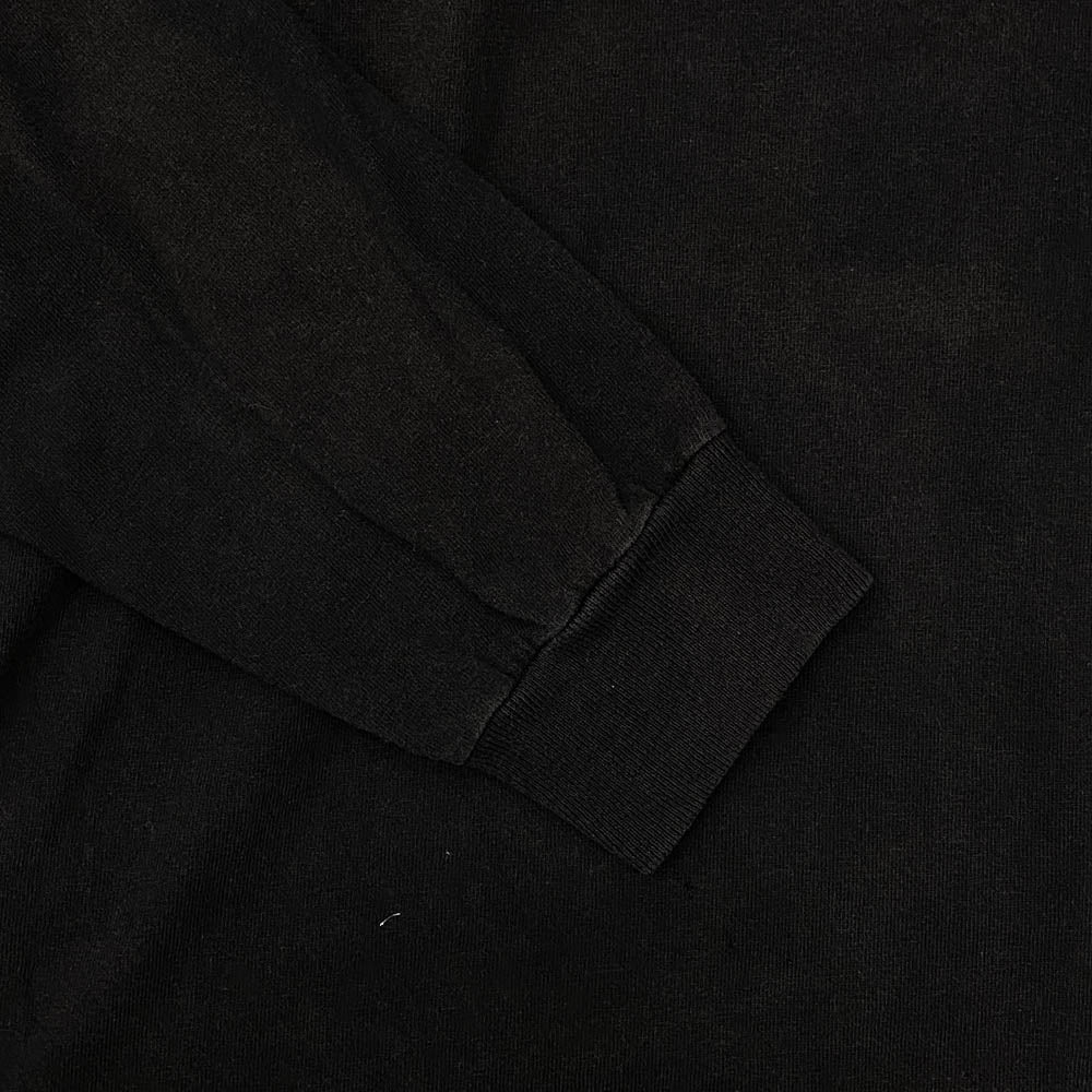 CHROME HEARTS クロムハーツ（原本無） intellectual gallery ギャラリー スクロールラベル ロゴプリント スター 長袖 Tシャツ ブラック系 M【中古】