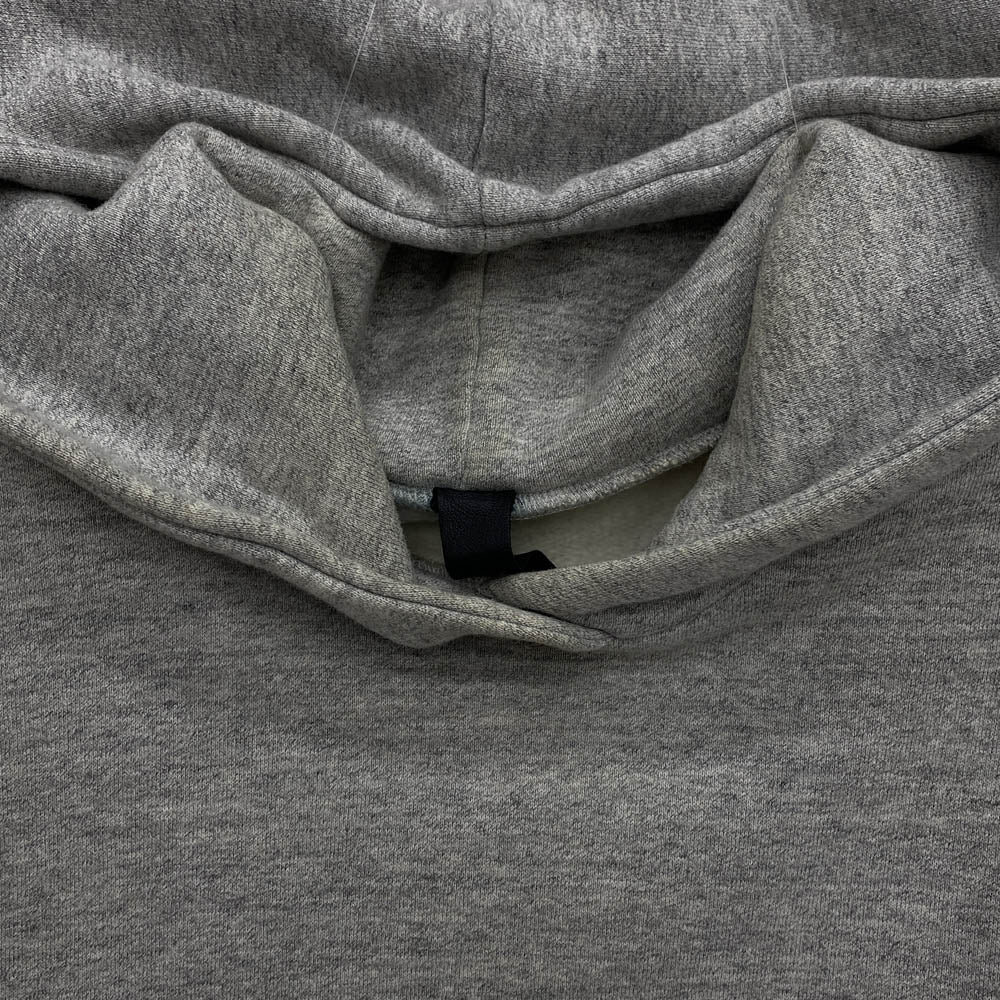 CHROME HEARTS クロムハーツ（原本無） Y NOT クロスボールボタン レザー セメタリークロスパッチ プルオーバー パーカー グレー グレー系 M【中古】