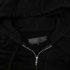 CHROME HEARTS クロムハーツ（原本無） ダガージップ CHプラスレザーパッチ ボロチップ フーディー パーカー ブラック ブラック系 M【中古】