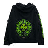 CHROME HEARTS クロムハーツ（原本無） HD PLVR CHARITY チャリティ CHプラス レザーパッチ プルオーバー パーカー ブラック系 XL【中古】